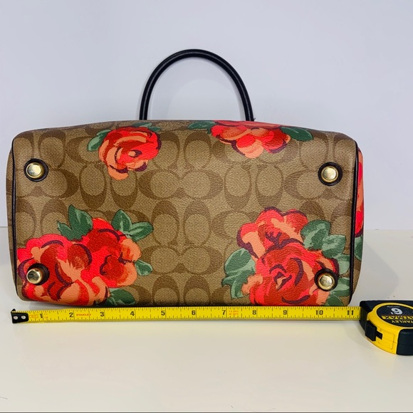 Coach Logo Floral matching wallet set / tote bag - Picture 4 of 16